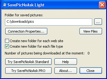 SavePicNoAsk Light Screenshot